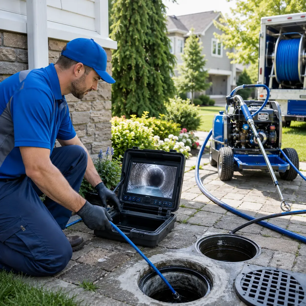 Outdoor drain cleaning professionals serving Scotland, GA